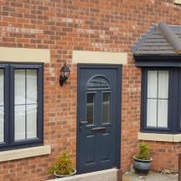 New builds in giltbrook stone window cills a lintols with a stone bay cills